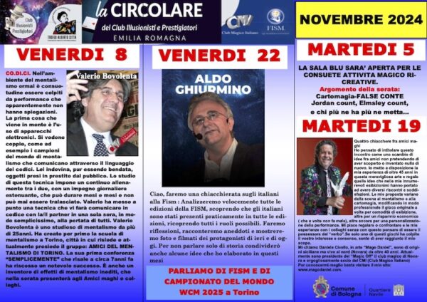 Circolare di Novembre 2024 fronte